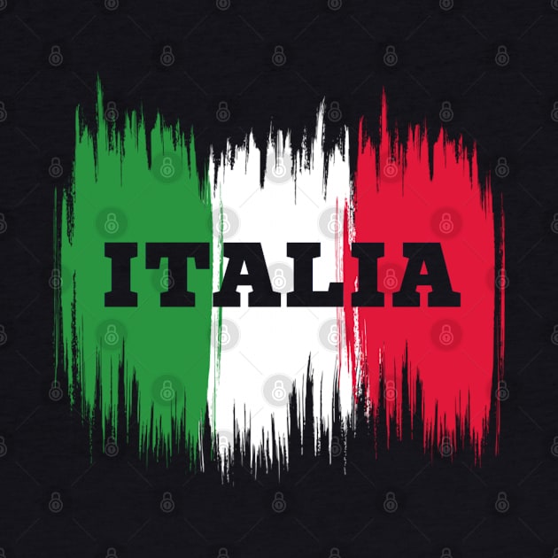 Italia, Flag of Italy by E.S. Creative